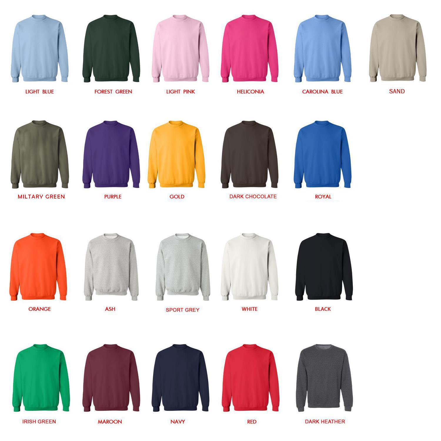 sweatshirt color chart - Bloodborne Shop