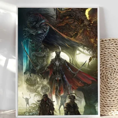 Bloodborne Moon Presence Final Dread Wall Art