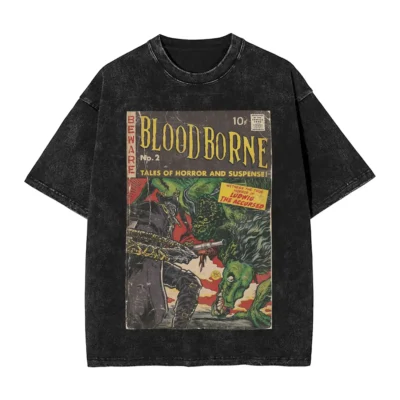 Bloodborne Lady Maria Elegant Mineral Wash T-Shirt
