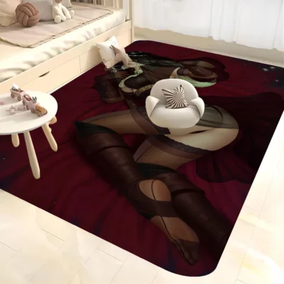 Lady Maria Bloodborne Crimson Elegance Rug