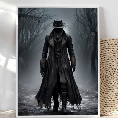 Lady Maria Bloodborne Crimson Elegance Wall Art