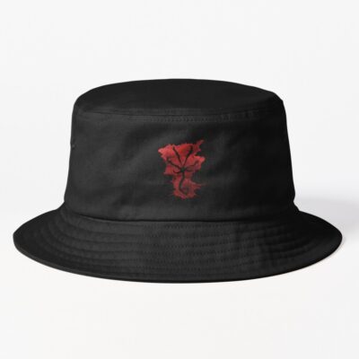 Bloodborne Beast Rune Negative Bucket Hat