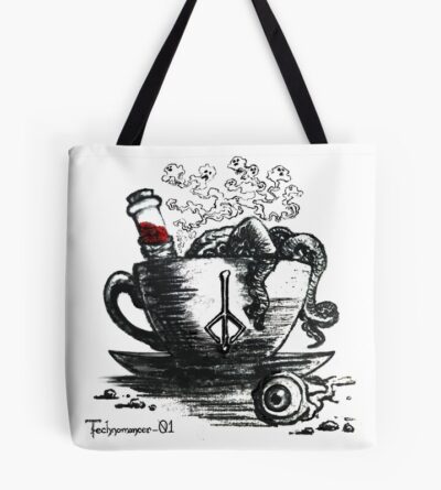 Bloodborne Latte Ink Tote Bag