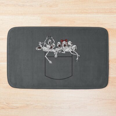 Pocket Messengers From Bloodborne Bath Mat