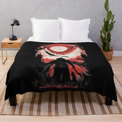 Bloodborne Gascoigne Beastly Madness Throw Blanket
