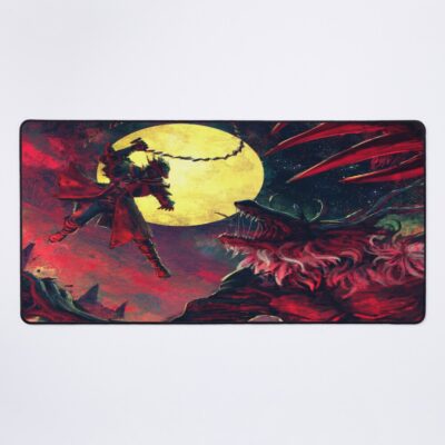 Bb A Battle Bathed In Moonlight Mouse Pad