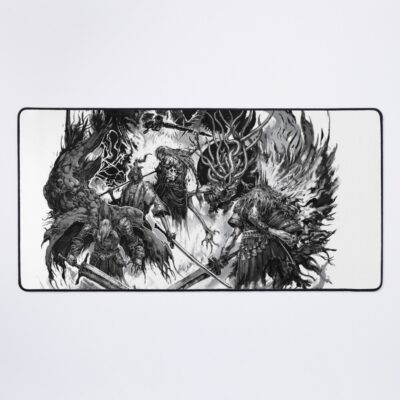 Soulsborne Bosses Mouse Pad