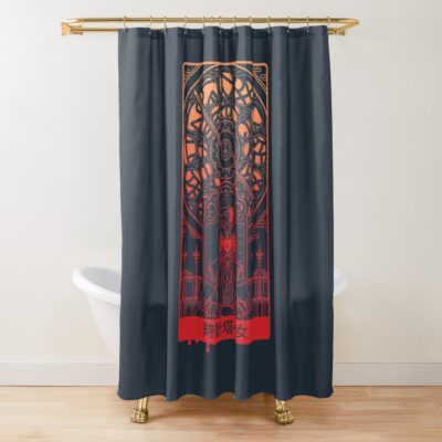 Bloodborne Praise Shower Curtain