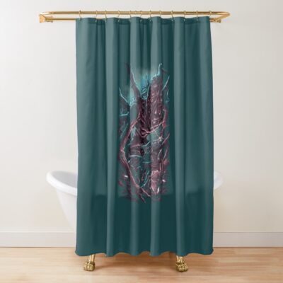 Into Nightmare Shower Curtain