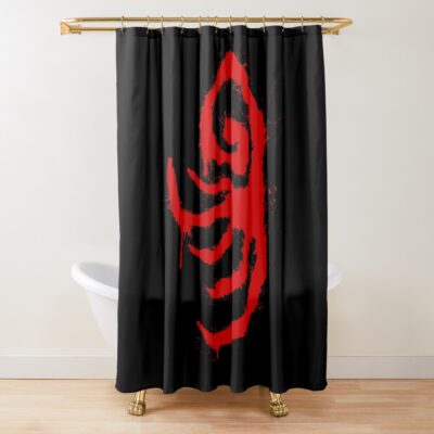 Bloodborne Beast S Embrace Rune Shower Curtain