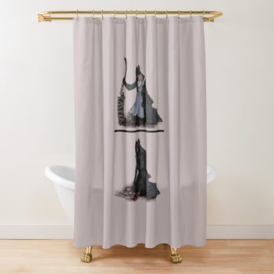 Bloodborne Beasts Shower Curtain