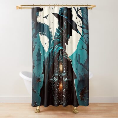 The Hunter Moon Shower Curtain